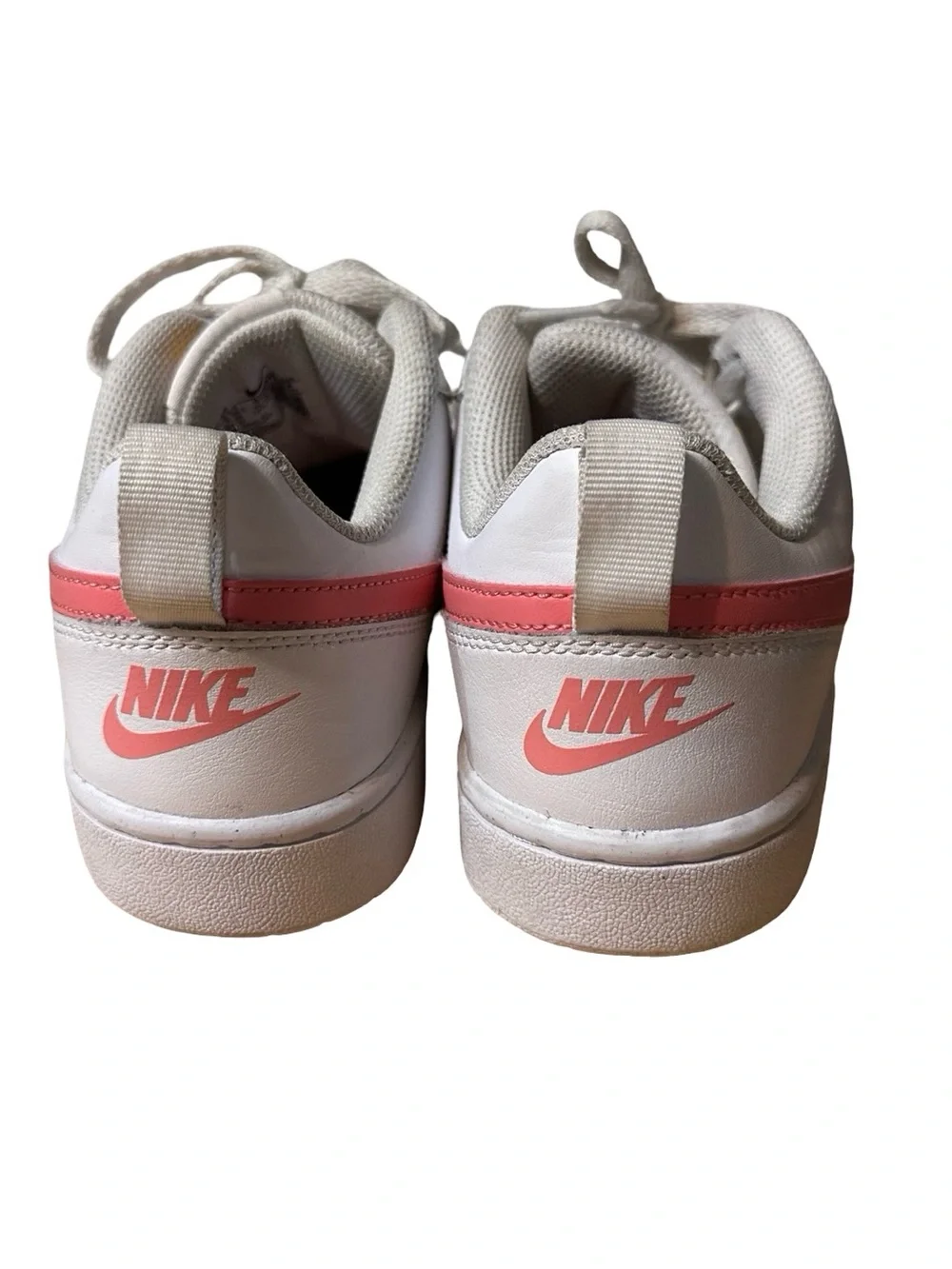 Nike Court Borough Low 2 GS White Coral Chalk BQ5448-124 Size 6 Youth